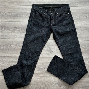 HABITUAL Women’s Paisley Black Jeans Size 28